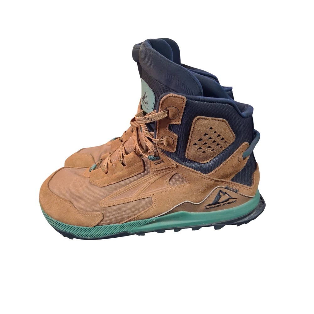 Altra Lone Peak ALL-WTHR Mid 2 Mens Hiking Boots Brown Teal AL0A7R61990 Size 13